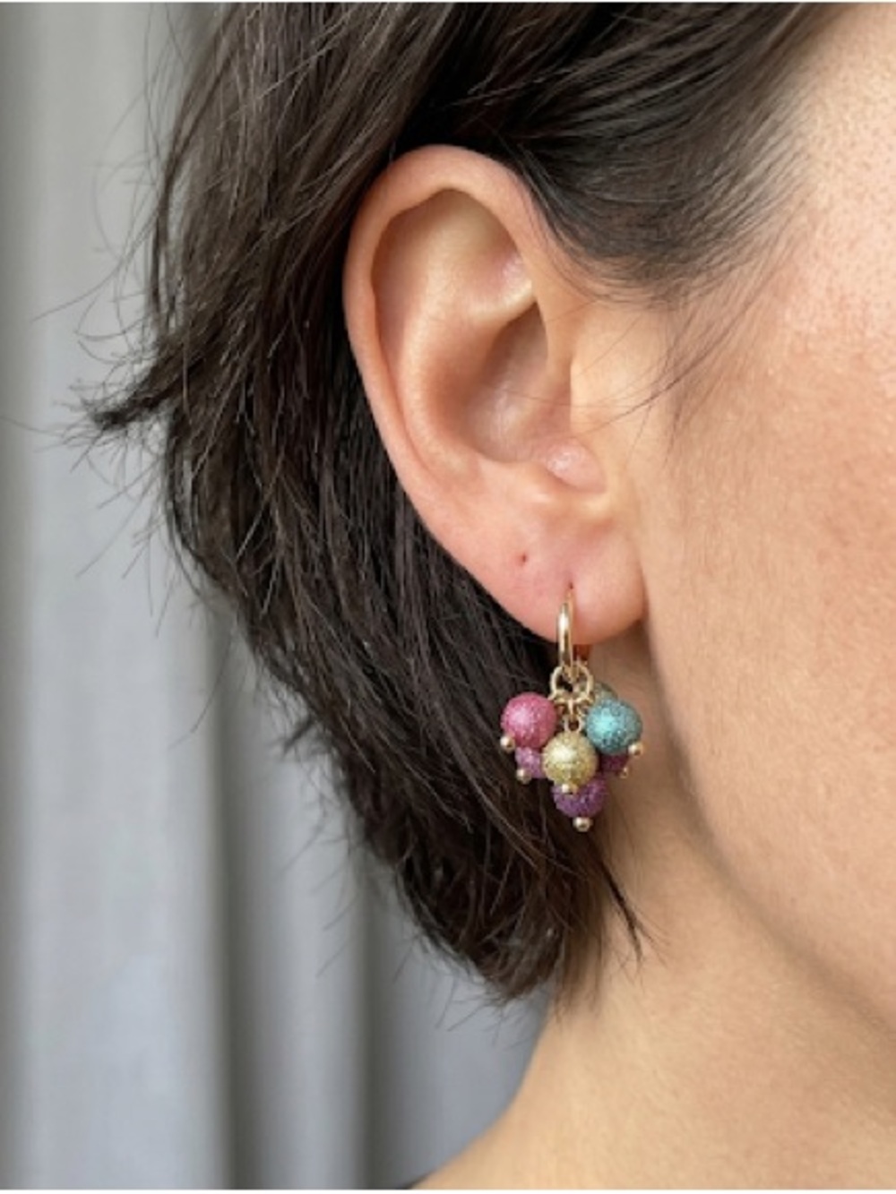 HOOPS Petit Beads Hoops Earrings